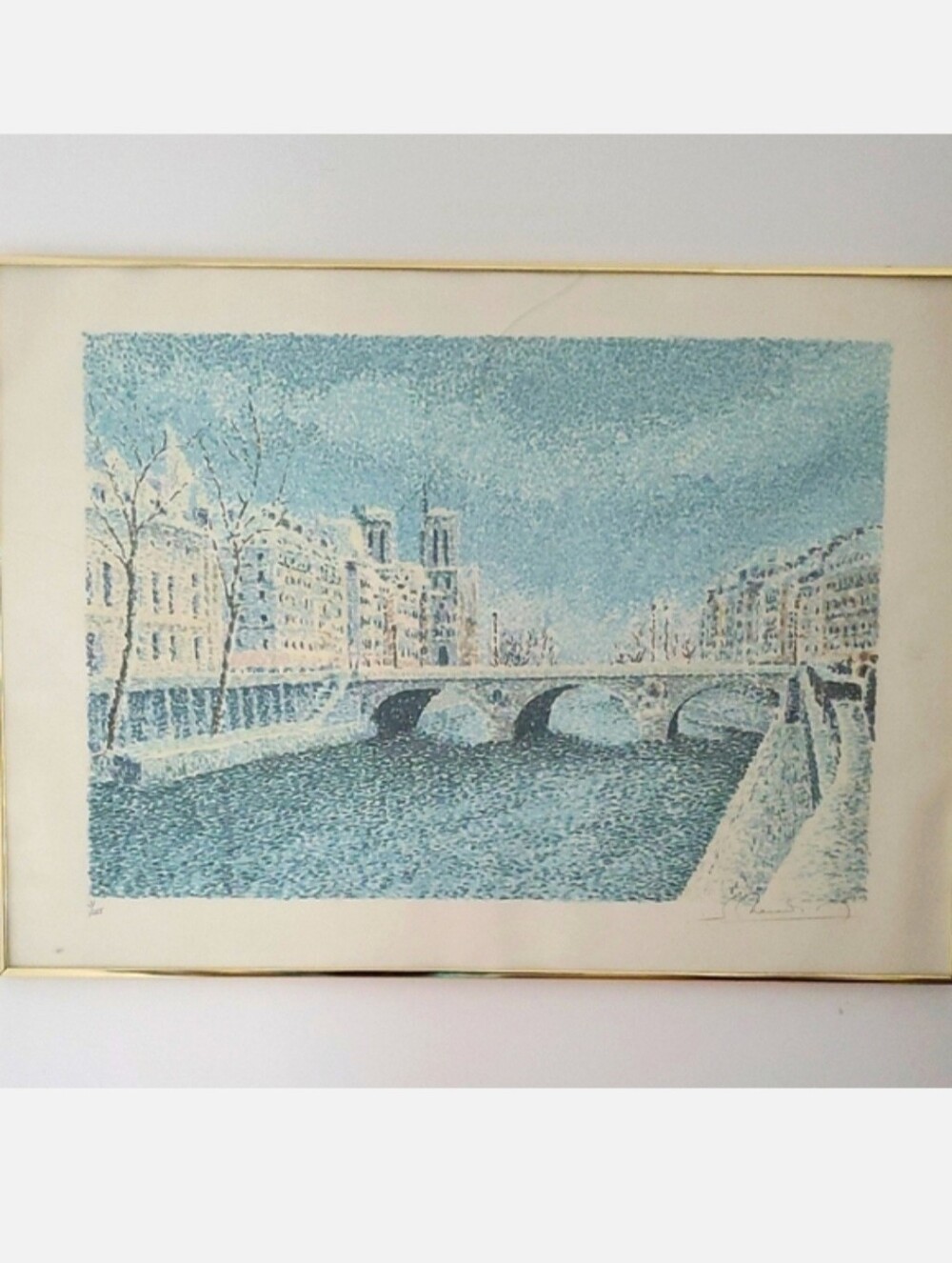 VTG Original Serge Mendjisky Lithography Signed & Numbered